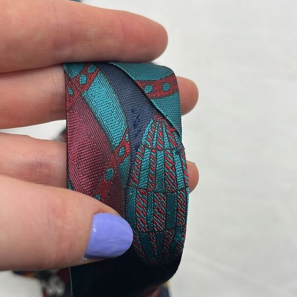 Vintage Balancine Mickey & Goofy Balloon The Tie Works Disney Tie - Picture 6 of 7